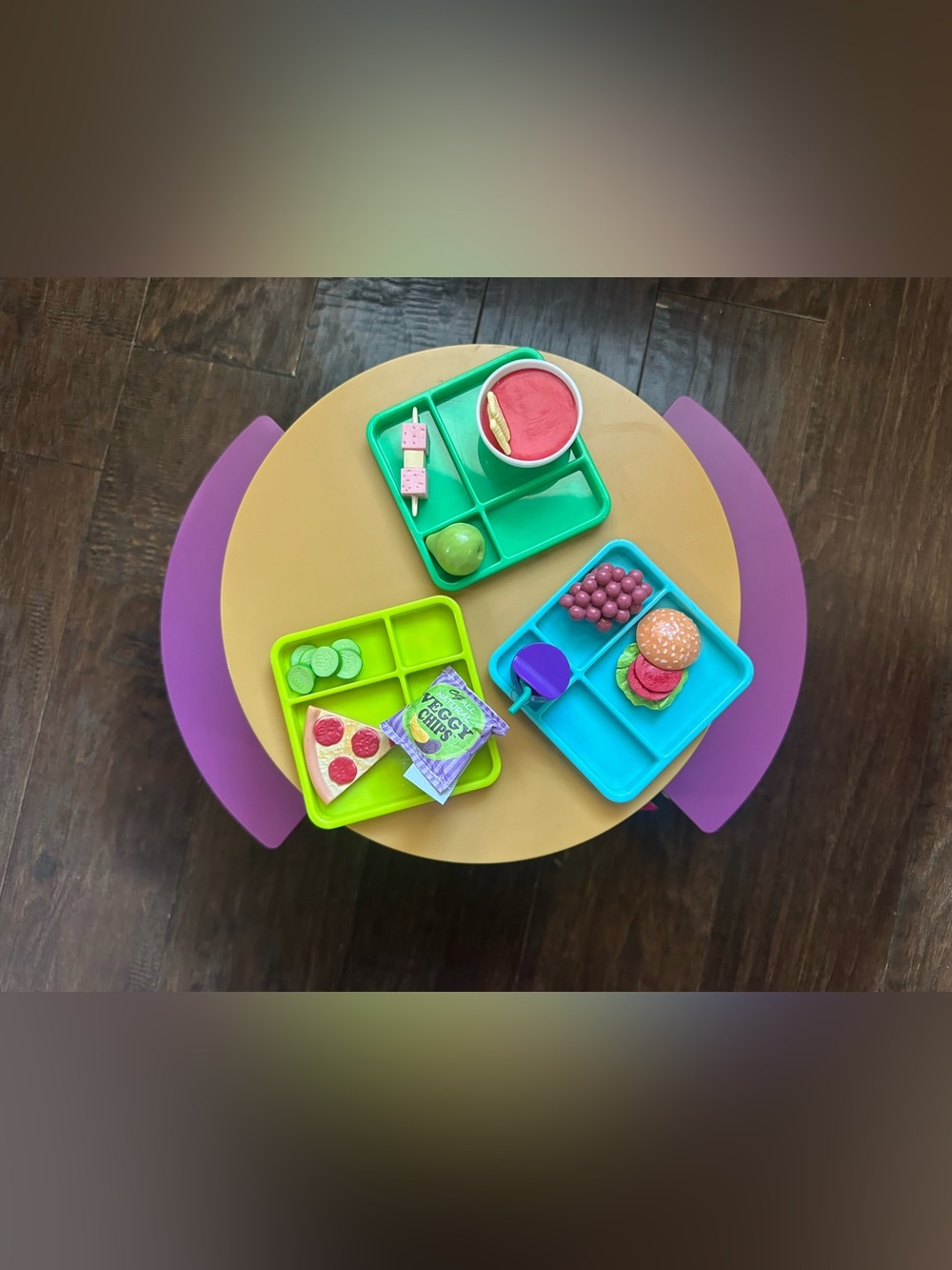 Our Generation Cafeteria Table Set 18” dolls - Picture 2 of 3